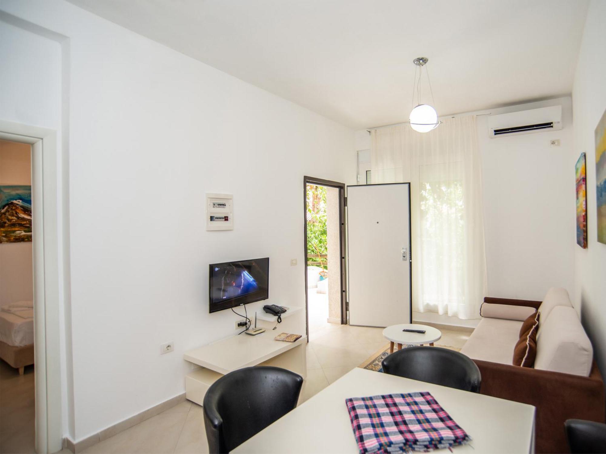Bougainville Bay Apartments Saranda Oda fotoğraf